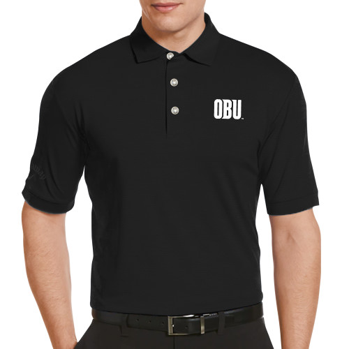  Callaway Black Tonal Polo - OBU Wordmark