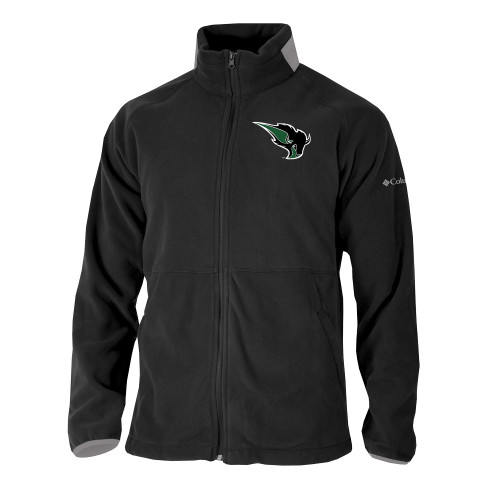  Columbia Black Everest Ridge Fleece Full Zip Jacket - Power Bison
