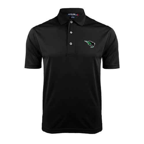  Black Dry Mesh Polo - Power Bison