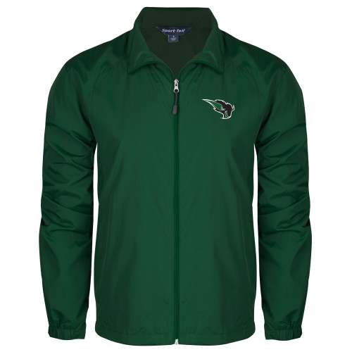  Dark Green Full Zip Wind Jacket - Power Bison