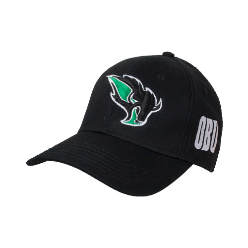  Black Structured Adjustable Pro Style Hat - Power Bison