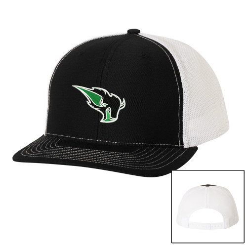  Richardson Black/White Trucker Hat - Power Bison