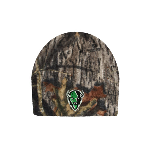  Mossy Oak Camo Fleece Beanie - Charging Bison
