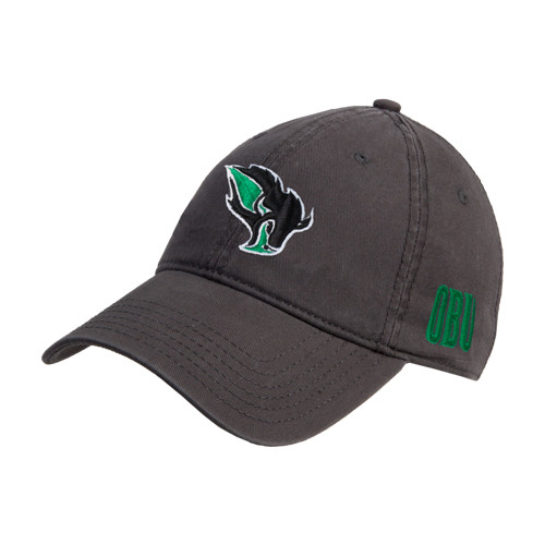  Charcoal Unstructured Adjustable Low Profile Hat - Power Bison