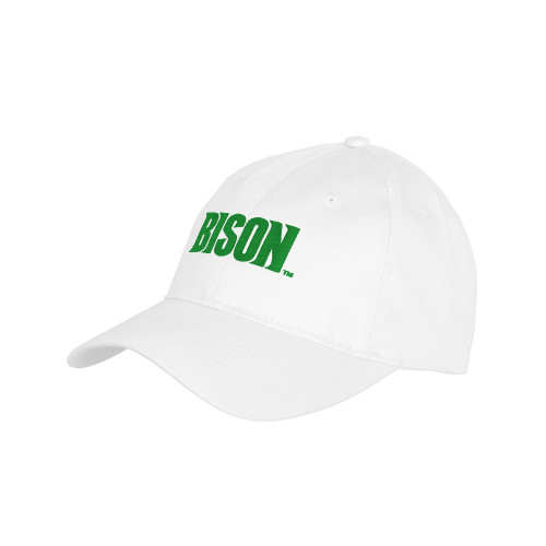  Youth White Pro Style Hat - Bison