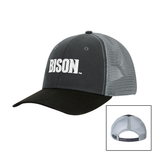  DRI DUCK Hudson Charcoal/Black Trucker Hat - Bison