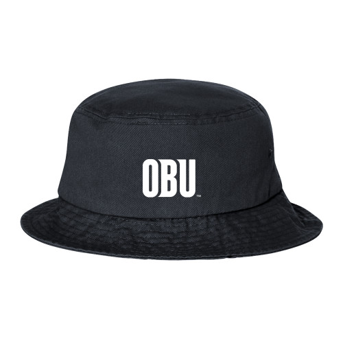  Sportsman Black Bucket Hat - OBU Wordmark