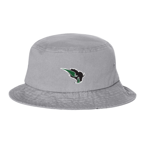  Sportsman Grey Bucket Hat - Power Bison