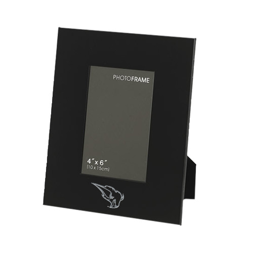  Black Metal 4 x 6 Photo Frame - Power Bison Engraved