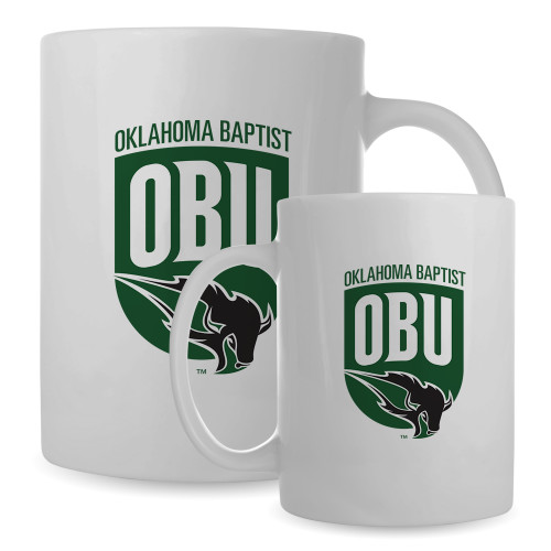  Mom Full Color White Mug 15oz - Shield Logo