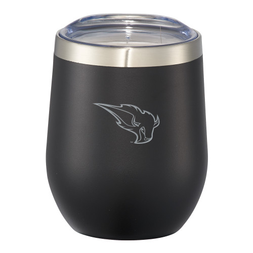  Corzo Vacuum Insulated Black Cup 12oz - Power Bison Engraved