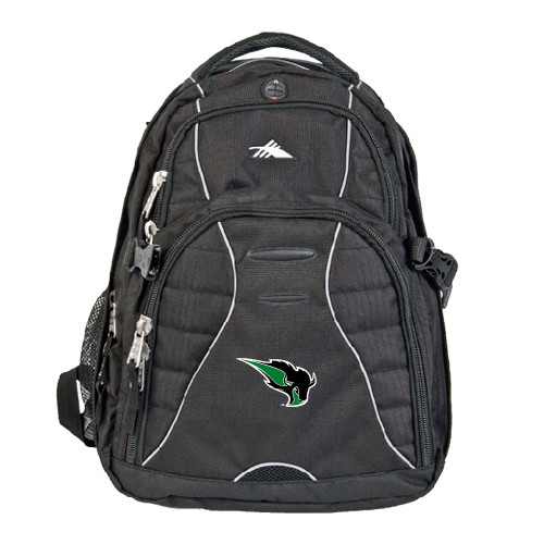  High Sierra Black Swerve Computer Backpack - Power Bison