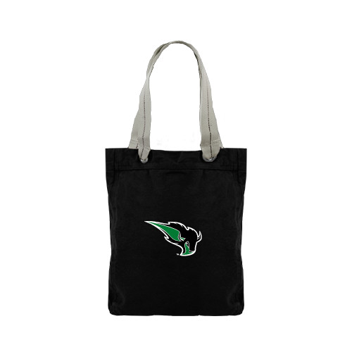  Allie Black Canvas Tote - Power Bison