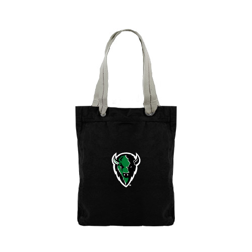  Allie Black Canvas Tote - Charging Bison