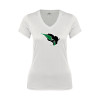 Thumbnail image for  Next Level Womens White Ideal V Tee