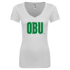 Thumbnail image for  Next Level Womens White Ideal V Tee