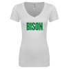 Thumbnail image for  Next Level Womens White Ideal V Tee