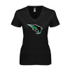 Thumbnail image for  Next Level Womens Black Ideal V Tee