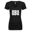Thumbnail image for  Next Level Womens Black Ideal V Tee