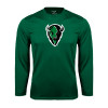 Thumbnail image for  Dark Green Performance Long Sleeve Shirt