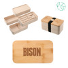 Thumbnail image for  Stackable Bamboo Fiber Beige Bento Box