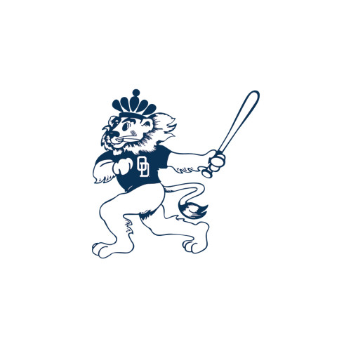  Large Decal - ODU Vintage Baseball