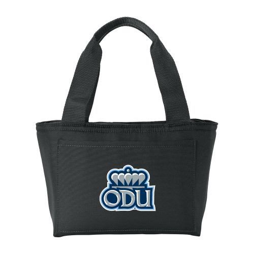  Insulated Black Lunch Tote - ODU with Crown Primary Mark