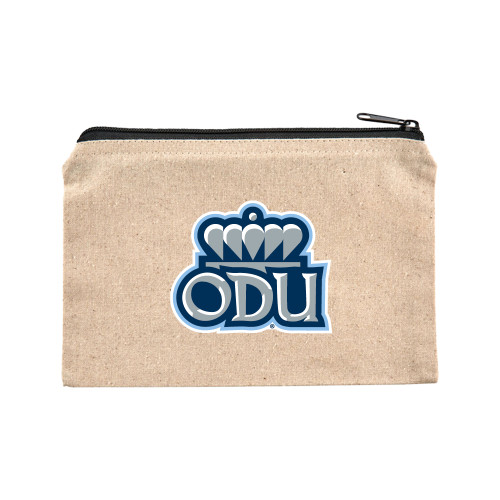  8oz. Natural Cotton Travel Pouch - ODU with Crown Primary Mark