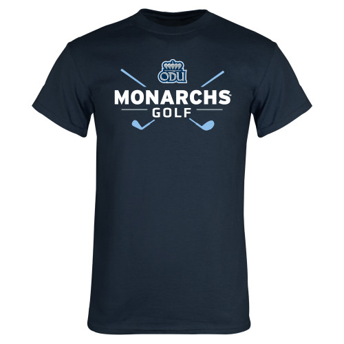  Navy T Shirt - ODU Monarchs Golf Design