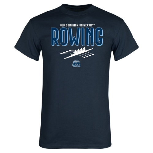  Navy T Shirt - ODU Rowing Design