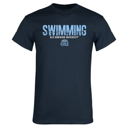  Navy T Shirt - ODU Swimming Design