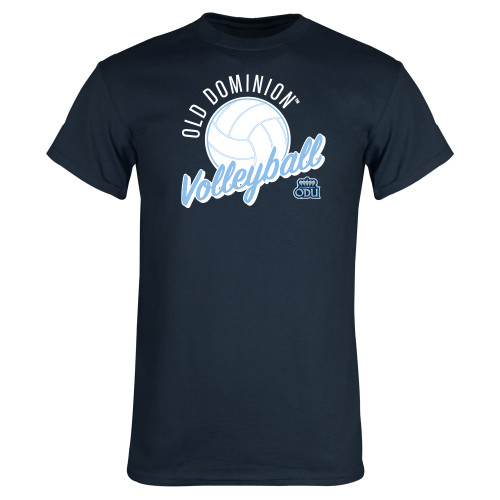  Navy T Shirt - ODU Volleyball Design