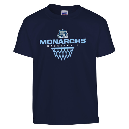  Youth Navy T Shirt - ODU Monarchs Basketball Design