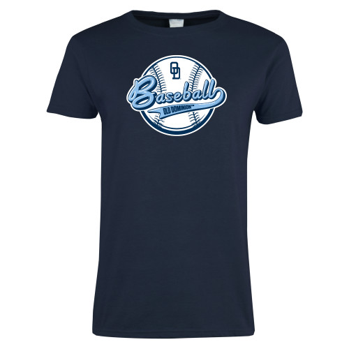Old Dominion Womens Navy Short Sleeve Tee