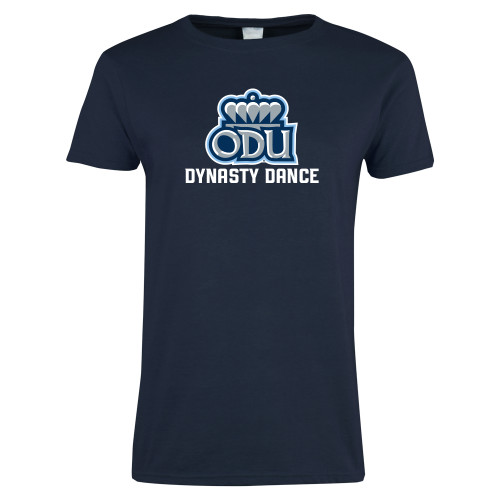  Womens Navy Short Sleeve Tee - ODU Dynasty Dance