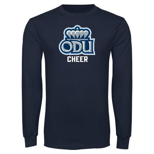  Navy Long Sleeve T Shirt - ODU Cheer