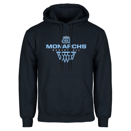  Navy Fleece Hoodie - ODU Monarchs Basketball Design