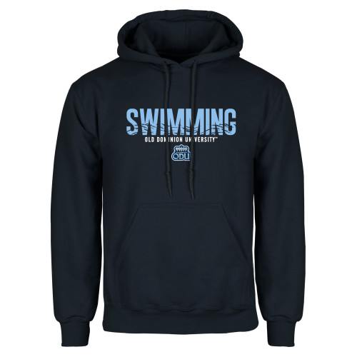  Navy Fleece Hoodie - ODU Swimming Design
