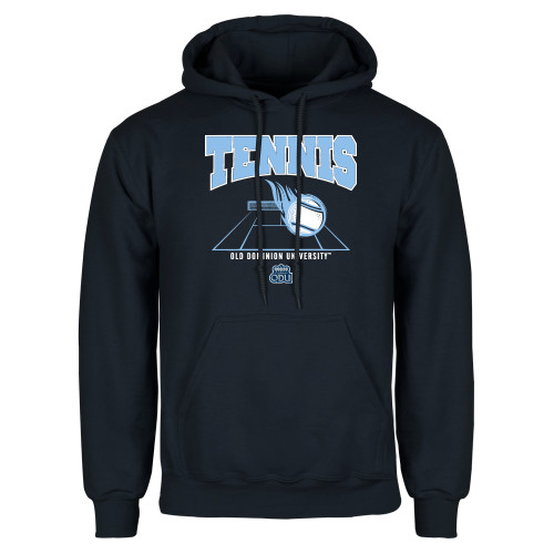  Navy Fleece Hoodie - ODU Tennis Design