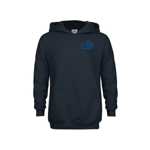  Youth Navy Fleece Hoodie - ODU Vintage Logo