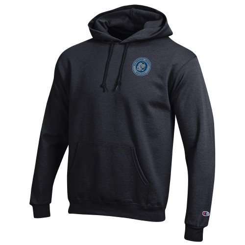  Champion Black Fleece Hoodie - ODU Vintage Seal