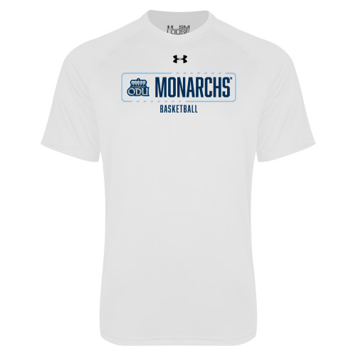  Under Armour White Tech Tee - UA - ODU Monarchs Basketball