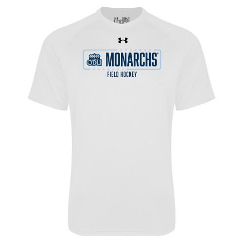  Under Armour White Tech Tee - UA - ODU Monarchs Field Hockey