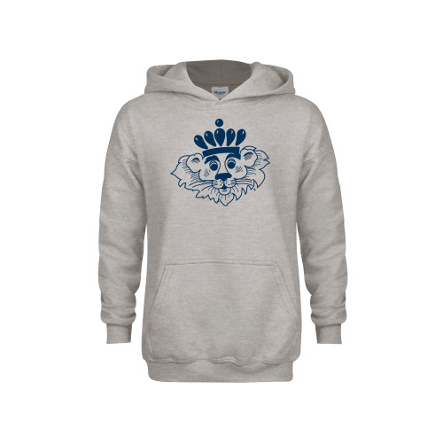  Youth Grey Fleece Hood - ODU Vintage Crown