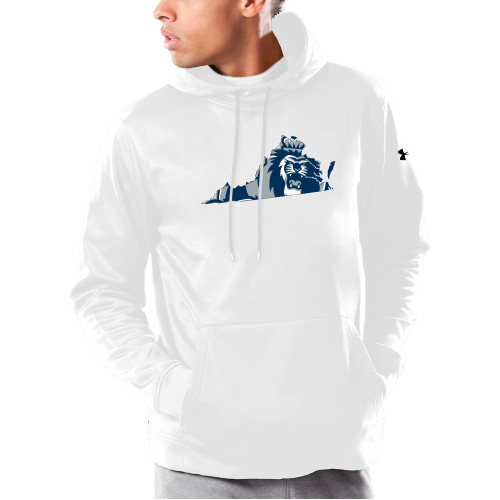  Under Armour White Armour Fleece Hoodie - ODU State Mark