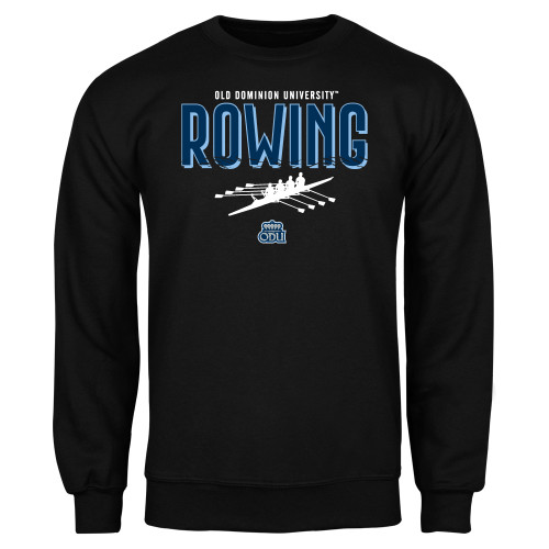  Black Fleece Crew - ODU Rowing Design