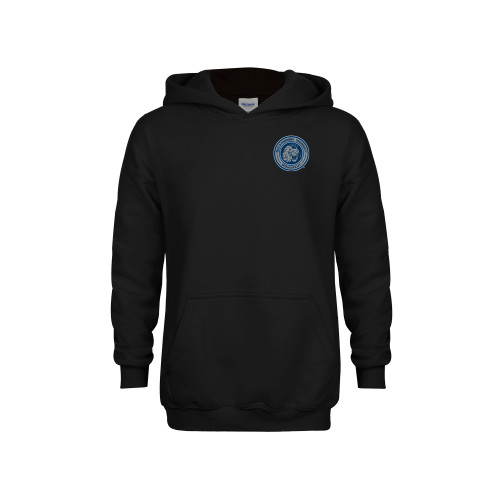  Youth Black Fleece Hoodie - ODU Vintage Seal
