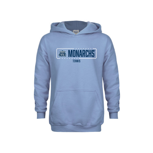  Youth Light Blue Fleece Hoodie - ODU Monarchs Tennis