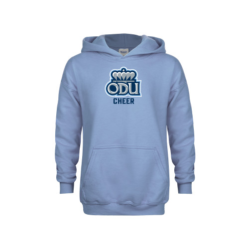 Youth Light Blue Fleece Hoodie - ODU Cheer