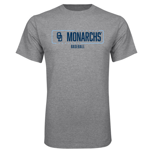  Grey T Shirt - ODU Monarchs Baseball